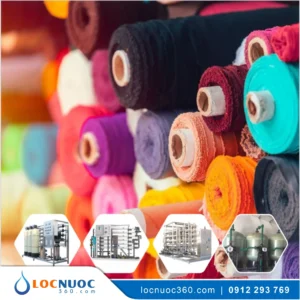 Máy lọc nước RO sản xuất Dệt nhuộm 1400lit