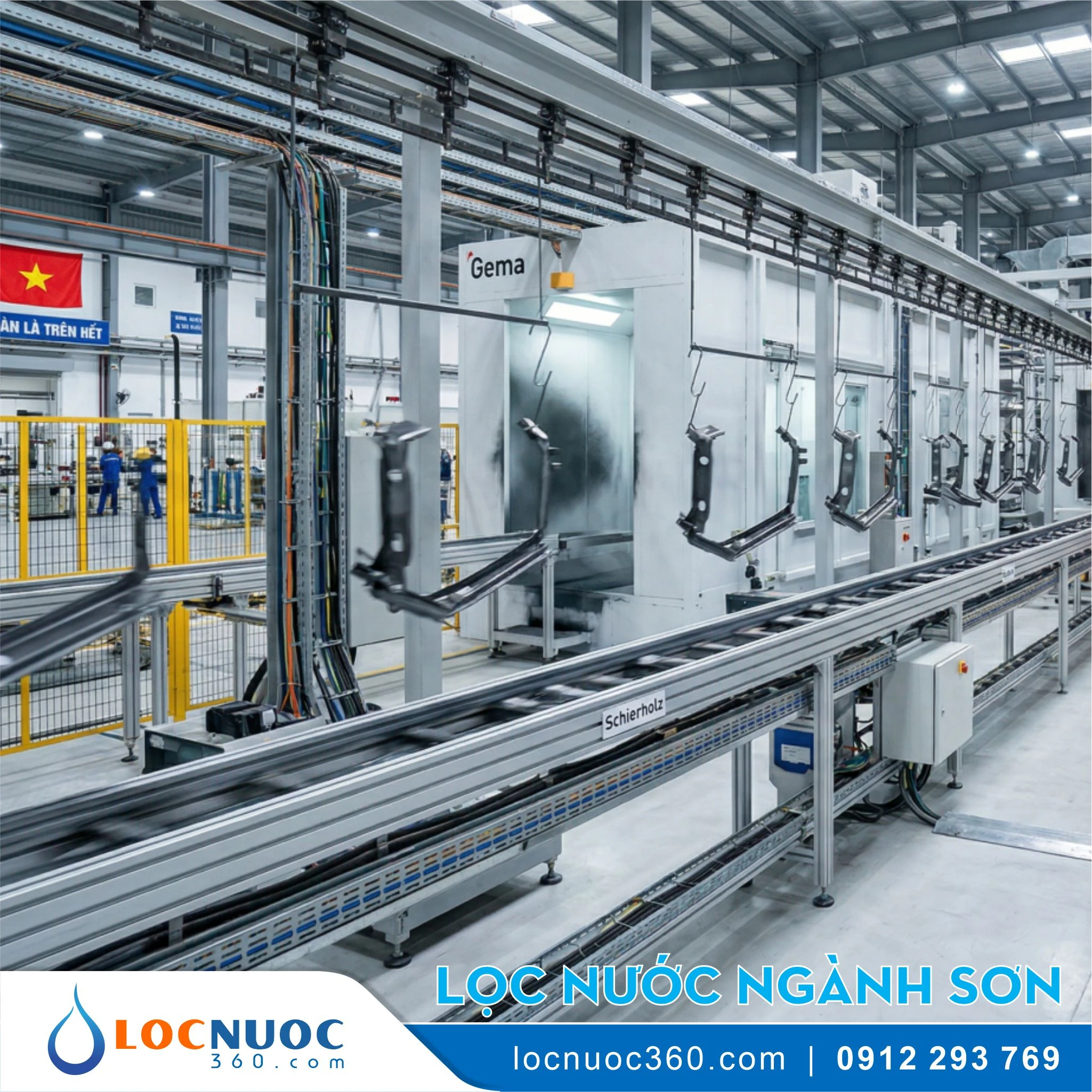 Hệ thống làm mềm nước cho Nhà máy sản xuất Sơn