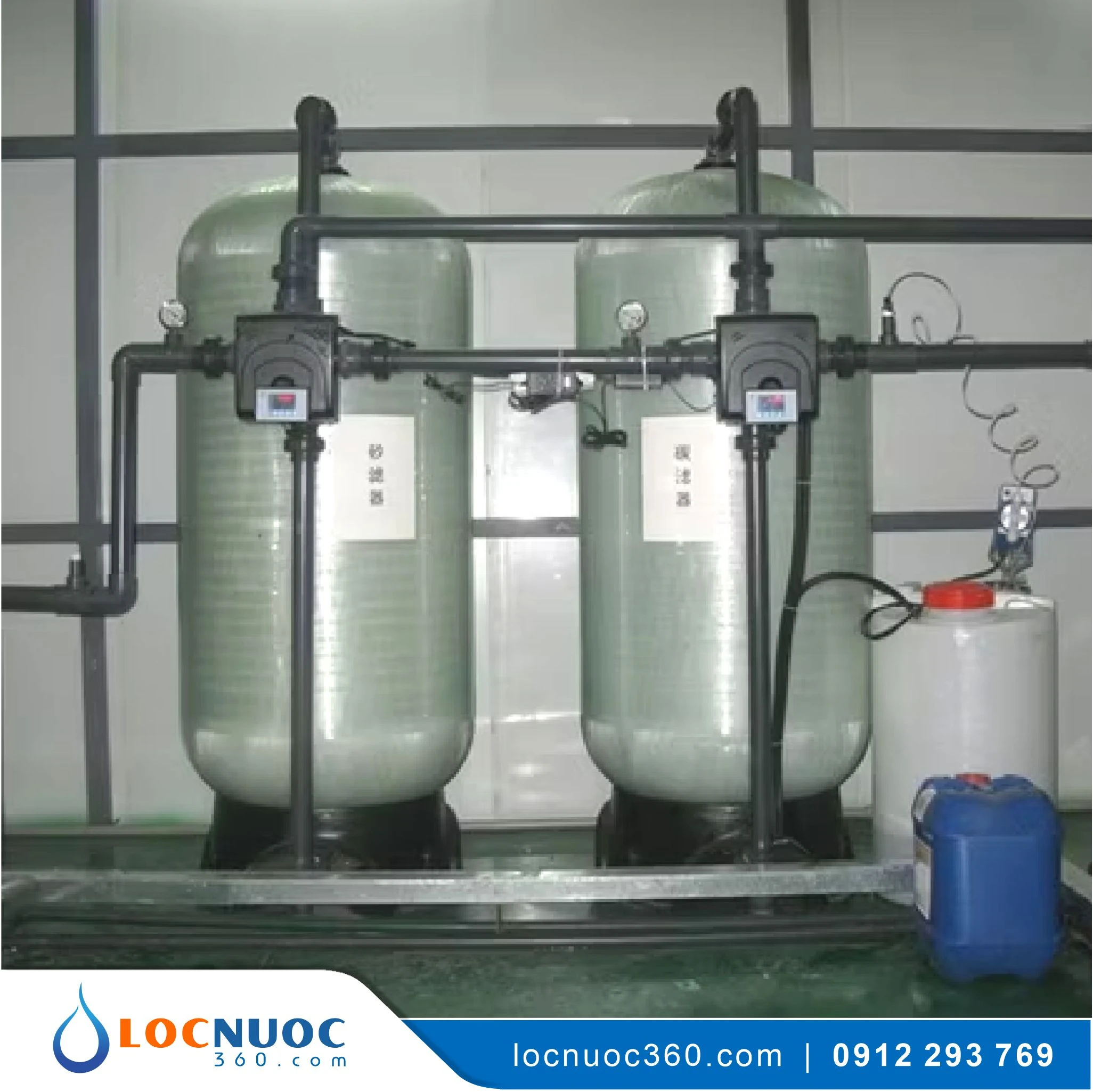 Hệ thống làm mềm nước cho Nhà máy sản xuất Sơn 3 Hệ thống làm mềm nước cho Nhà máy sản xuất Sơn