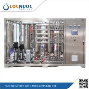 Lọc nước siêu tinh khiết cho Nhà máy Mỹ phẩm GMP