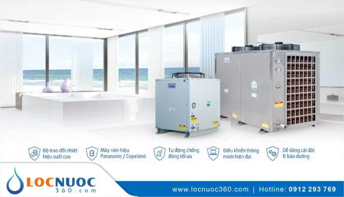 Giải pháp nước nóng tổng Heat pump cho Dinh thự lớn