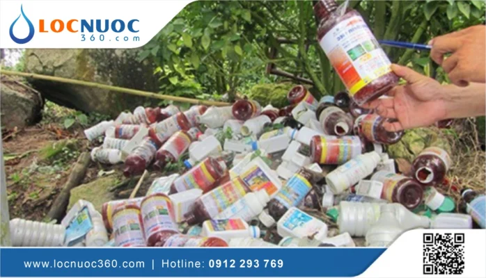 Nguồn nước nhiễm thuốc bảo vệ thực vật và cách xử lý
