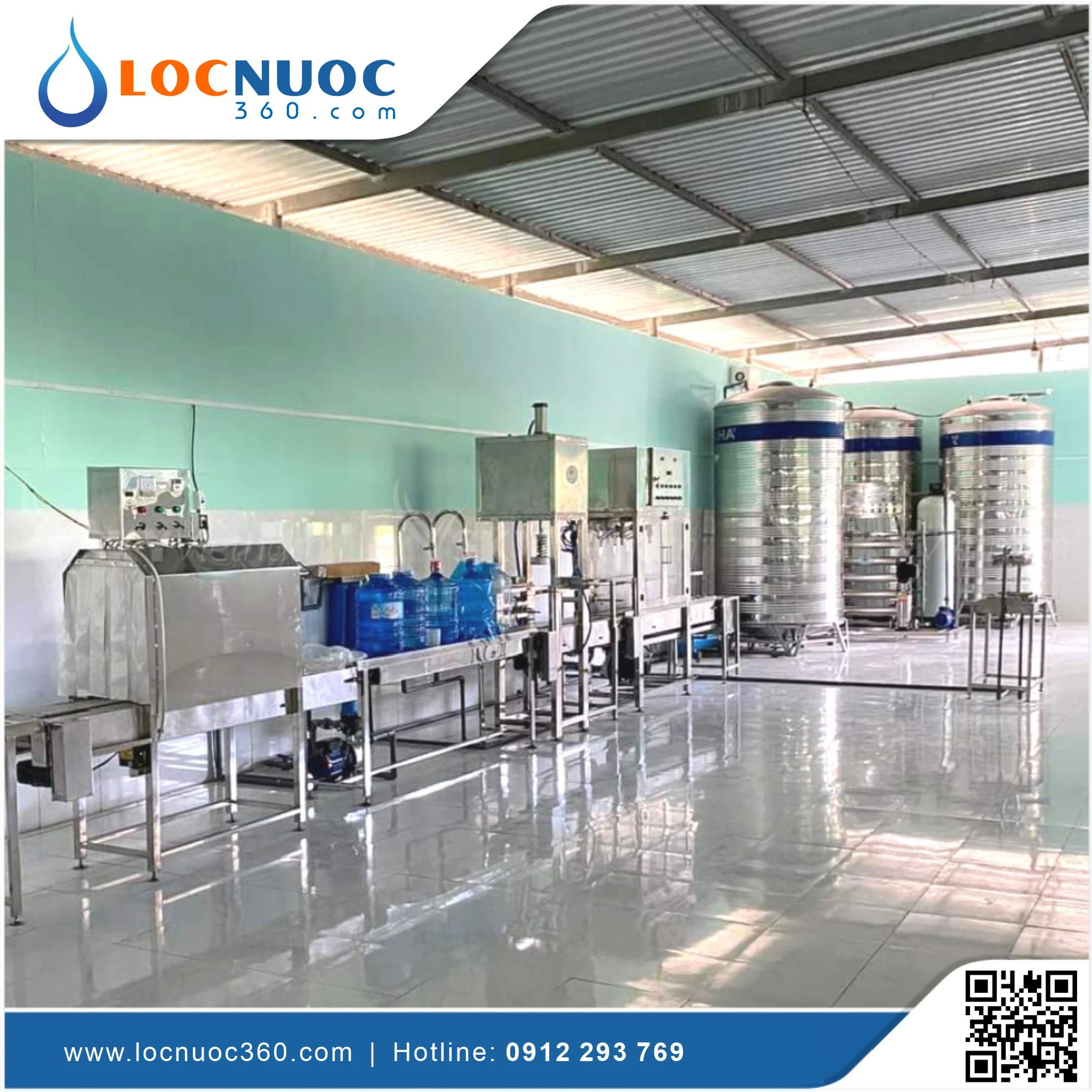 Hệ thống bàn chiết rót tự động cho Nước đóng bình