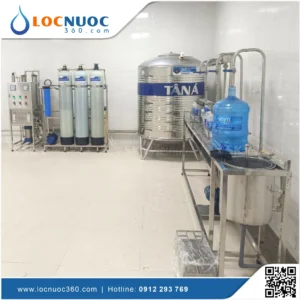 Hệ thống bàn chiết rót tự động cho Nước đóng bình