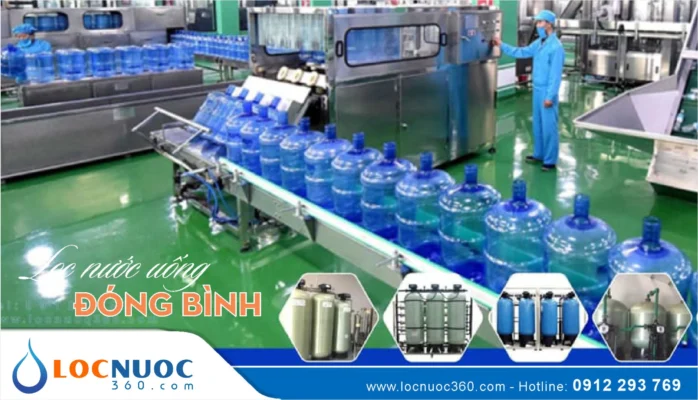 Dây chuyền sản xuất nước đóng bình hiệu quả nhất hiện nay