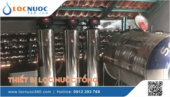 Giải pháp Hệ thống lọc nước tổng gia đình giải quyết vấn đề ô nhiễm nước