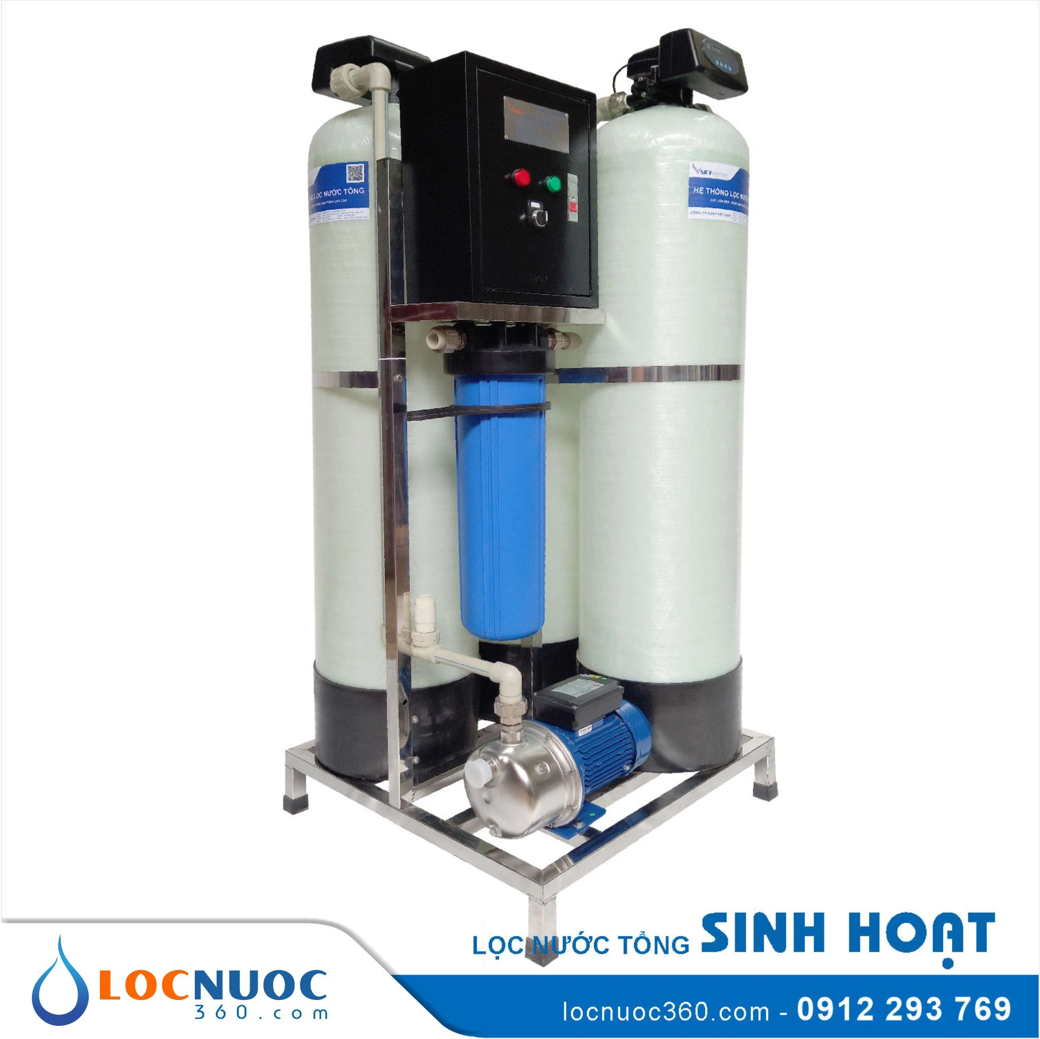 Máy lọc nước tổng xử lý nước nhiễm Asen 2 Máy lọc nước tổng xử lý nước nhiễm Asen