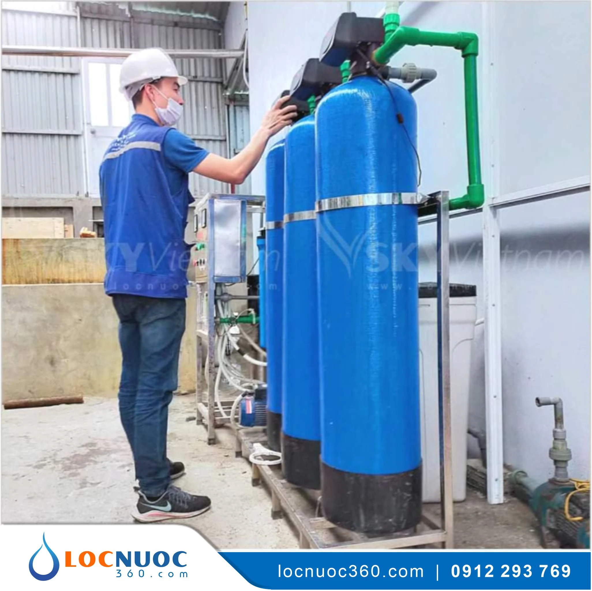 Máy lọc nước tổng xử lý nước nhiễm Asen 4 Máy lọc nước tổng xử lý nước nhiễm Asen