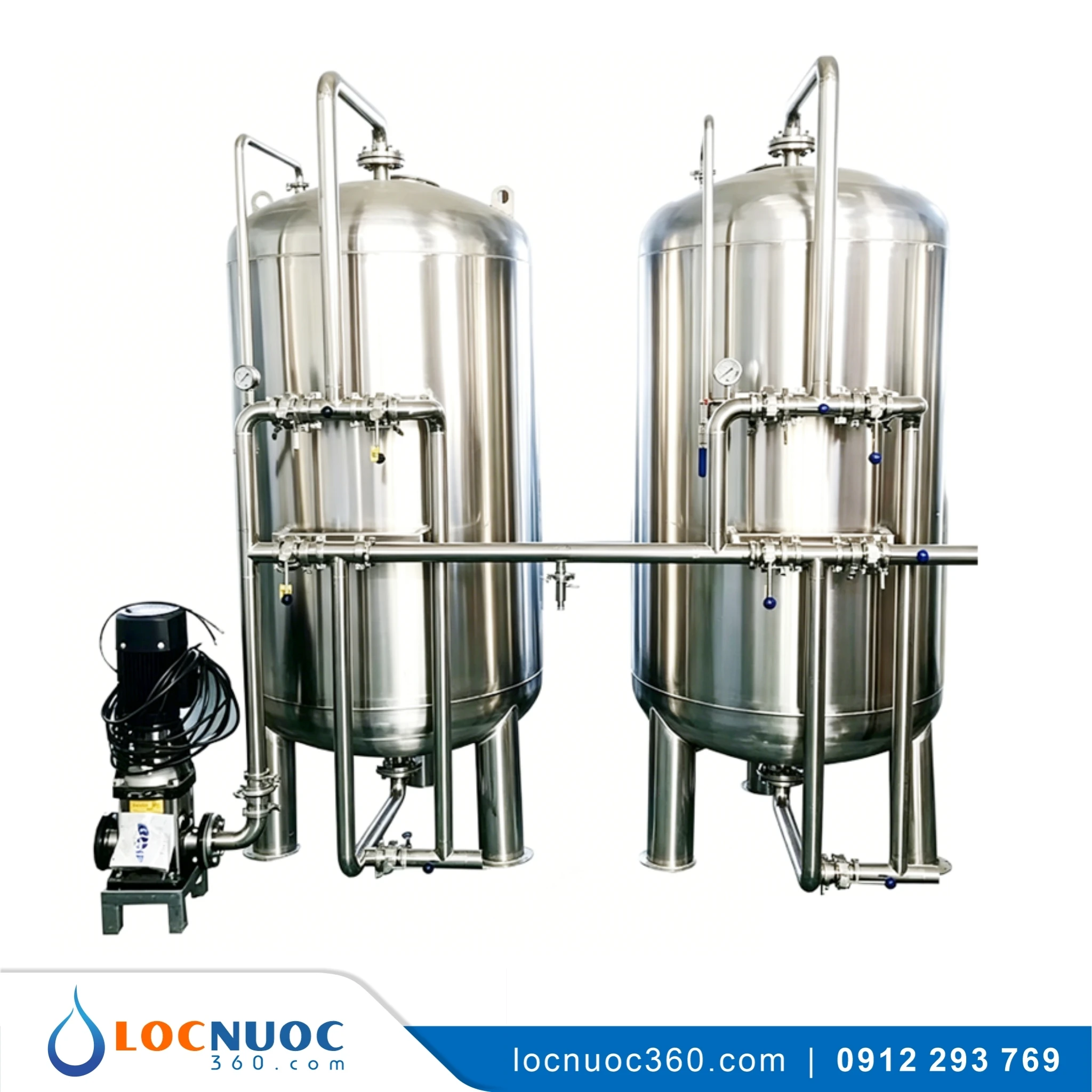 Hệ thống lọc nước Giếng khoan công nghiệp mới nhất 2025