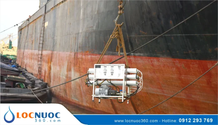 Hệ thống lọc nước RO có dùng được cho tàu thuyền đi biển không?