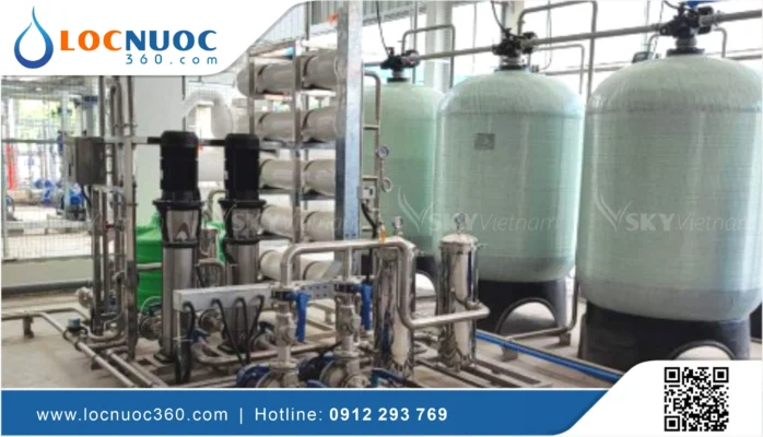 Máy lọc nước RO công nghiệp cân bằng độ pH trong nước