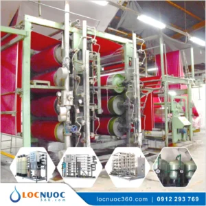Hệ thống lọc nước tổng 7m3 sản xuất Dệt Nhuộm