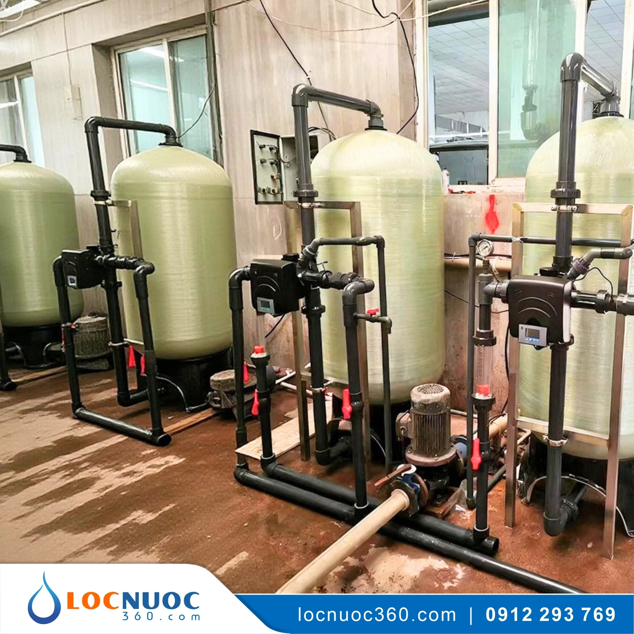Hệ thống lọc nước tổng 7m3 sản xuất Dệt Nhuộm 4 Hệ thống lọc nước tổng 7m3 sản xuất Dệt Nhuộm