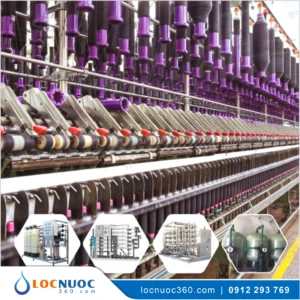 Làm mềm nước cho Nồi hơi Sản xuất Dệt nhuộm