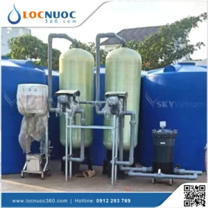 Hệ thống lọc nước tổng 5m3 sản xuất Hóa chất VSK05-LT