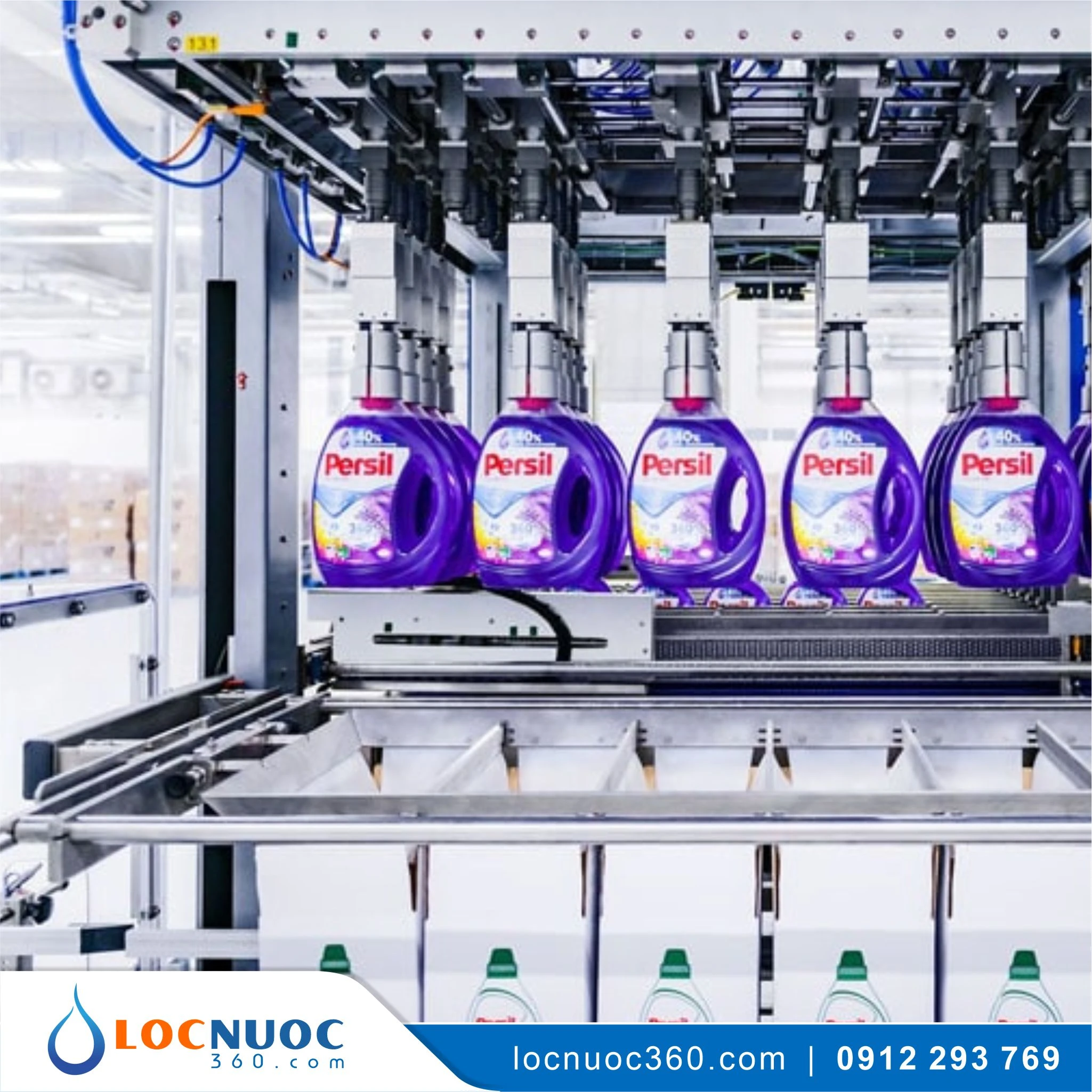 Lọc nước công nghiệp cho Xưởng sản xuất Nước giặt