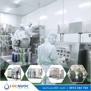 Hệ thống lọc nước tổng 30m3 sản xuất Mỹ phẩm VSK30-LT