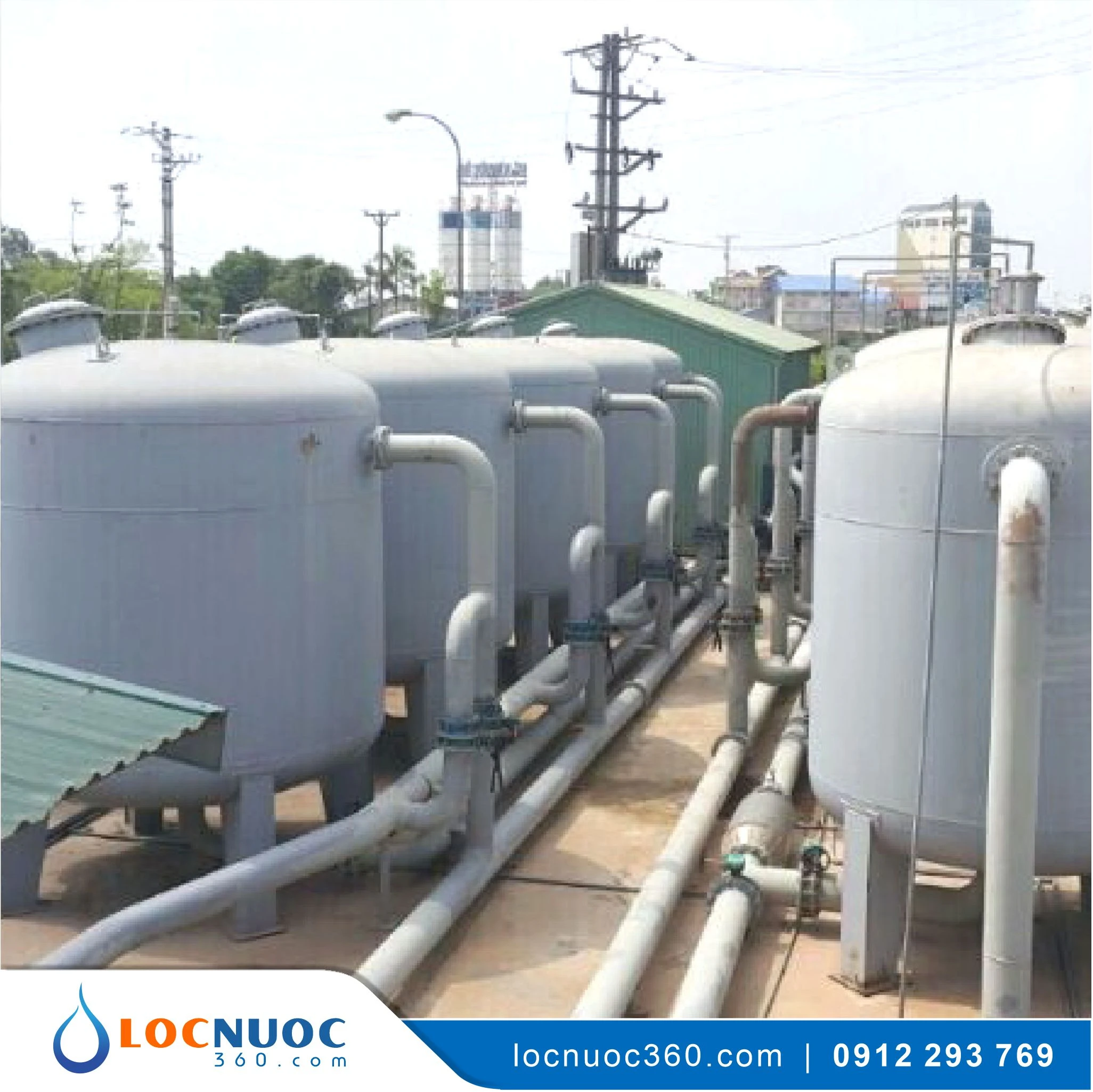 Hệ thống Lọc nước công nghiệp cho Khu công nghiệp 2 Hệ thống Lọc nước công nghiệp cho Khu công nghiệp