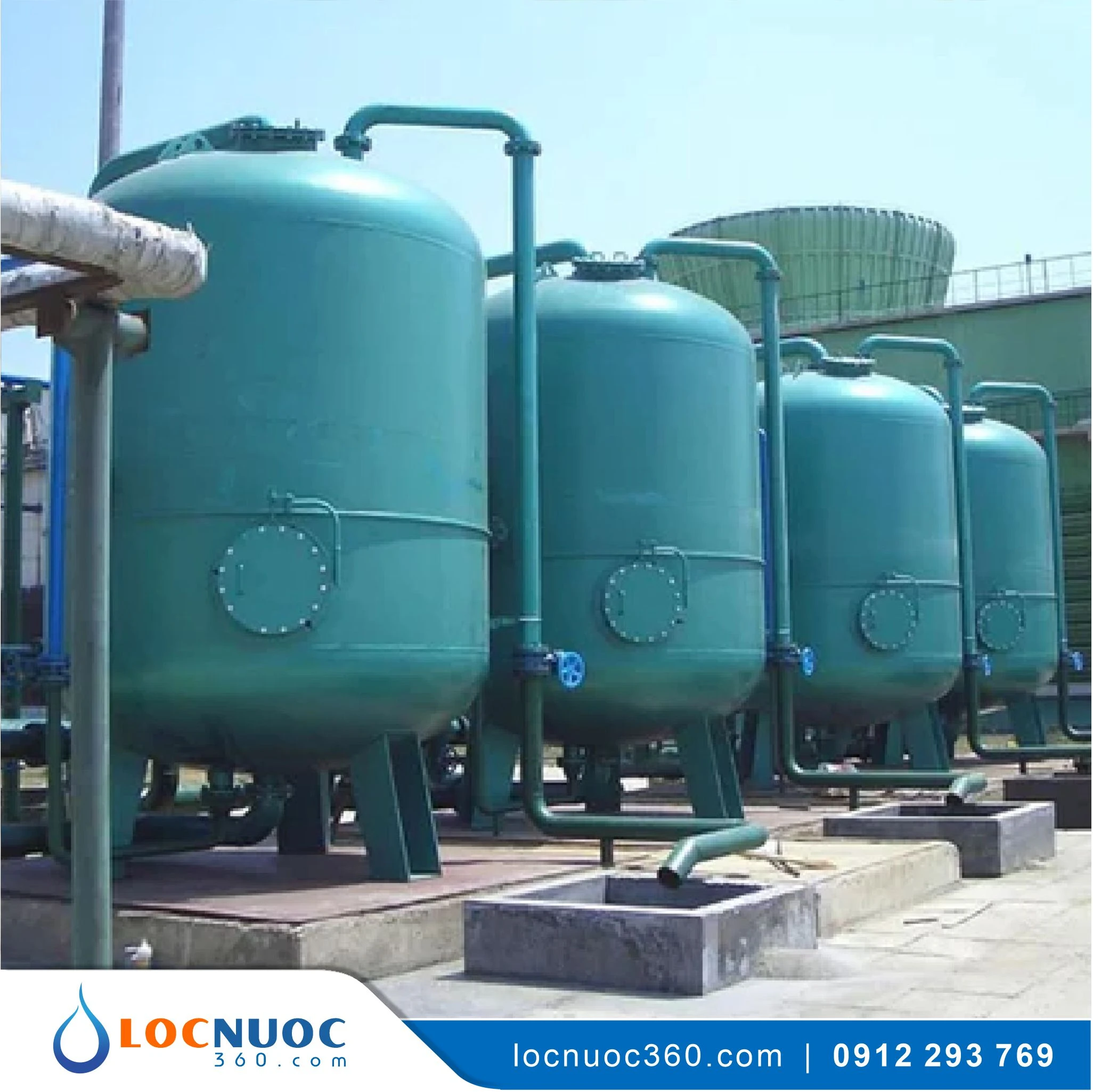 Hệ thống Lọc nước công nghiệp cho Khu công nghiệp