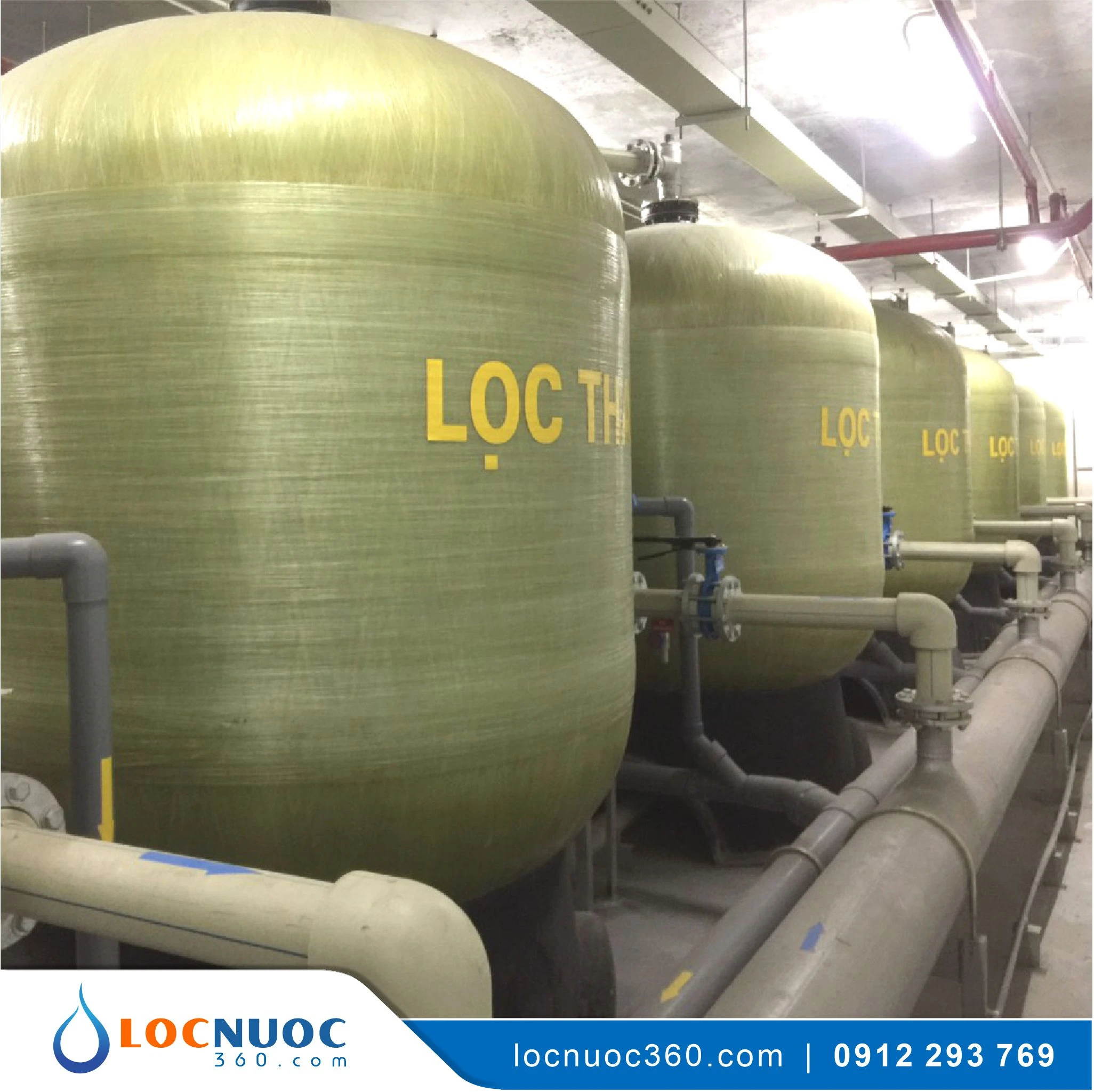 Hệ thống Lọc nước công nghiệp cho Khu công nghiệp 3 Hệ thống Lọc nước công nghiệp cho Khu công nghiệp