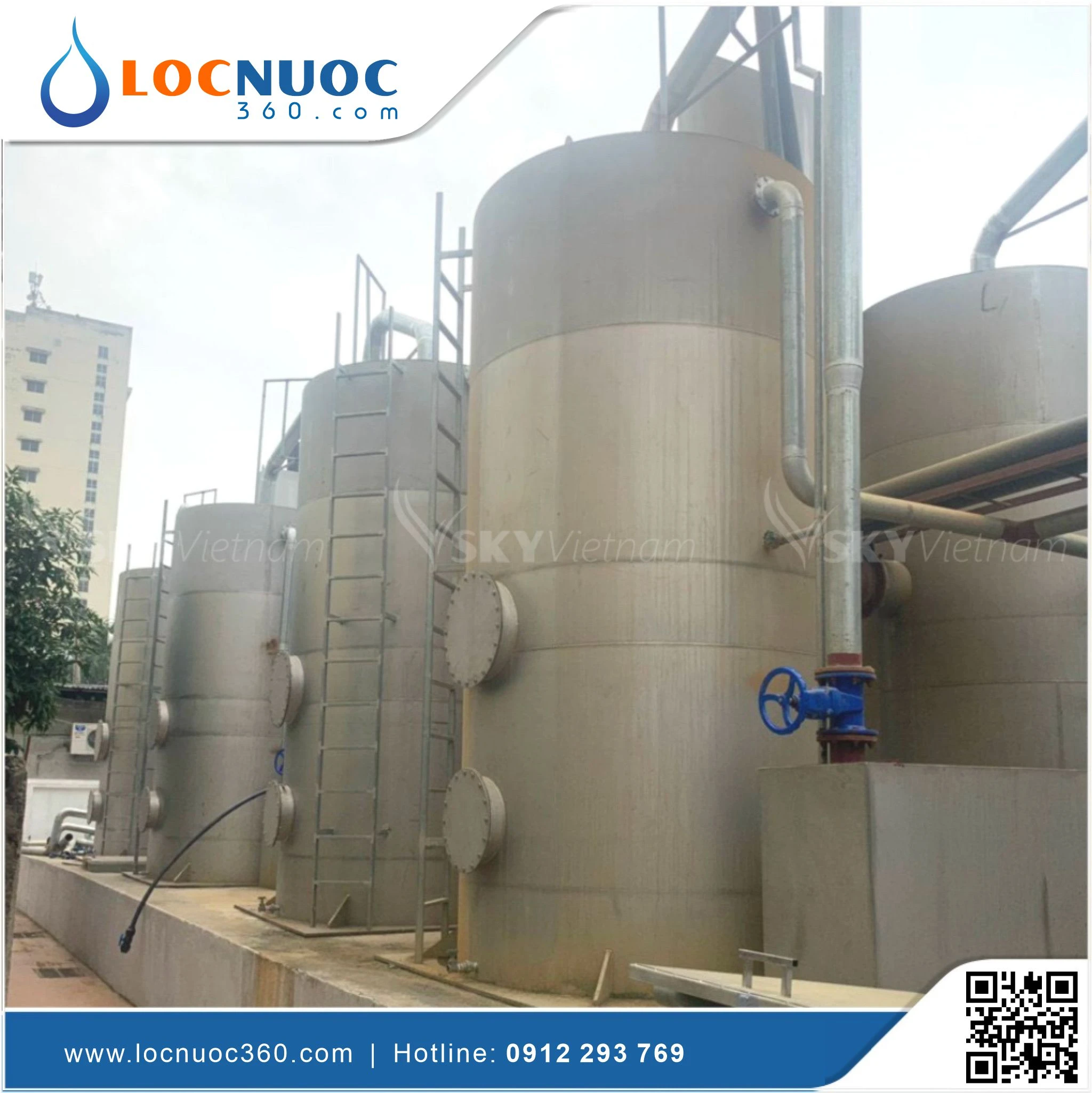 Hệ thống Lọc nước công nghiệp cho Khu công nghiệp 4 Hệ thống Lọc nước công nghiệp cho Khu công nghiệp