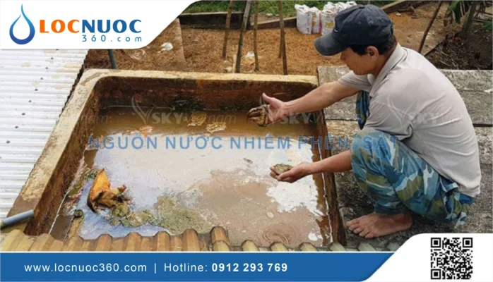 Tại sao nước giếng khoan có mùi tanh, mùi hôi? Làm sao để xử lý?