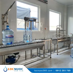 Hệ thống lọc thô 5m3 sản xuất Nước đóng bình