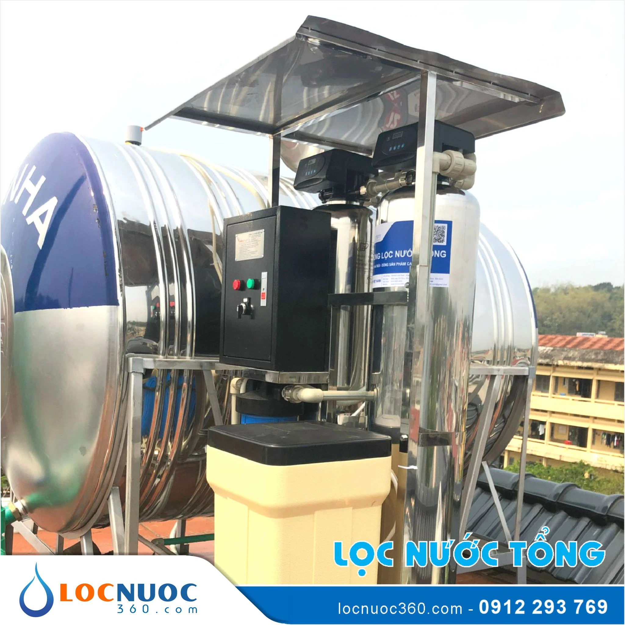 Bộ lọc nước tổng Siêu lọc UF VSK02UF-54-V1 3 Bộ lọc nước tổng Siêu lọc UF VSK02UF-54-V1