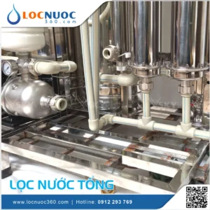 Máy lọc nước tổng dùng Bình tích áp kháng khuẩn