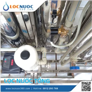 Máy lọc nước tổng dùng Bình tích áp kháng khuẩn