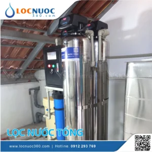 Máy lọc nước tổng dùng Bồn chứa kháng khuẩn