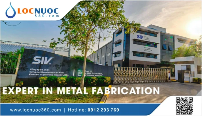 Lọc nước cho Nhà máy Gia công Cơ khí Chính xác SIV – Bắc Ninh