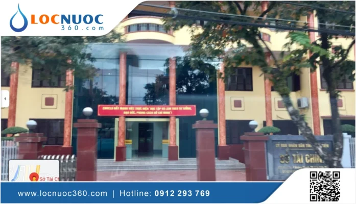 Lọc nước cho Văn phòng Sở Tài chính tỉnh Điện Biên – TP Điện Biên Phủ