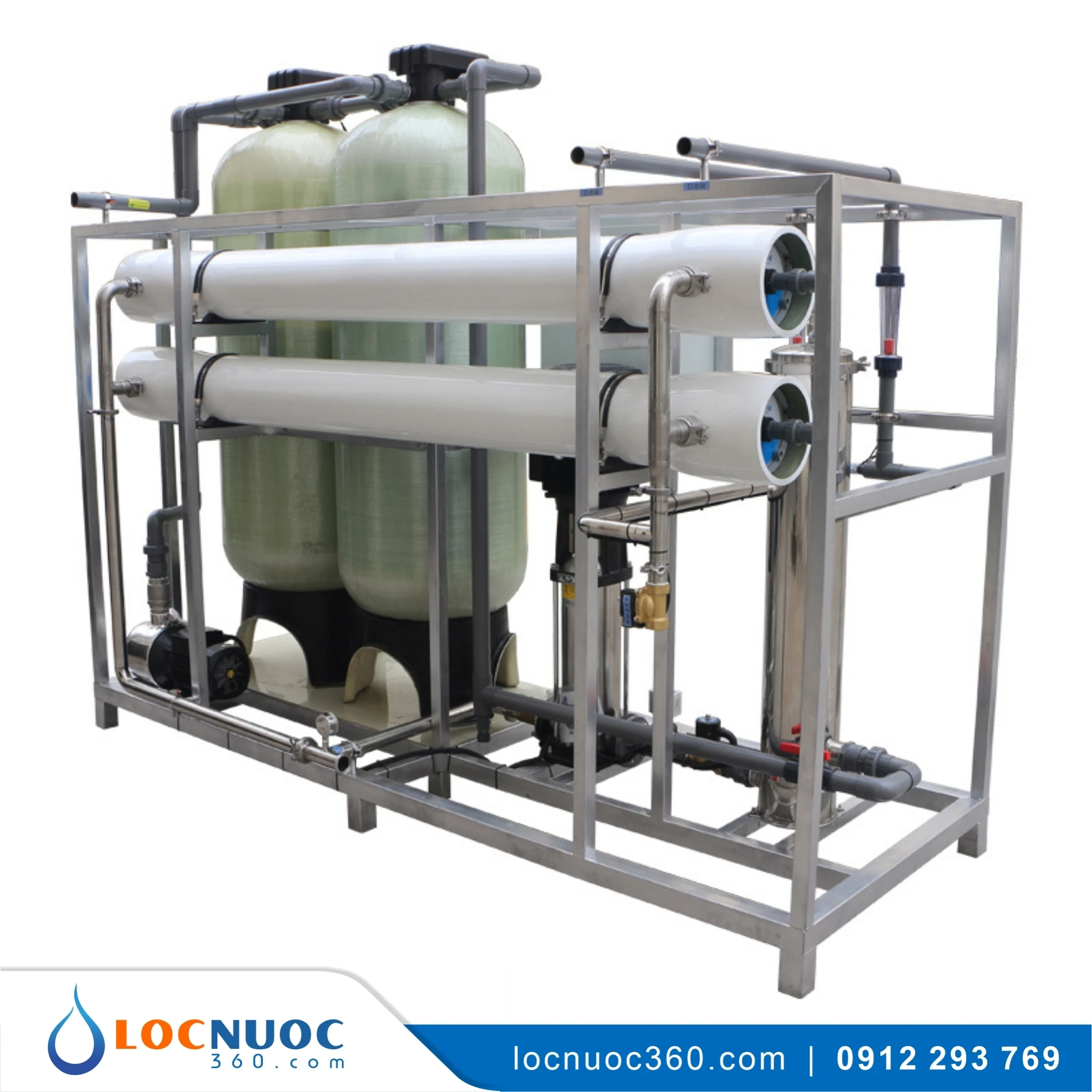 Máy lọc nước RO 2000lit tinh khiết cho Trang trại chăn nuôi 2 Máy lọc nước RO 2000lit cho Trang trại chăn nuôi