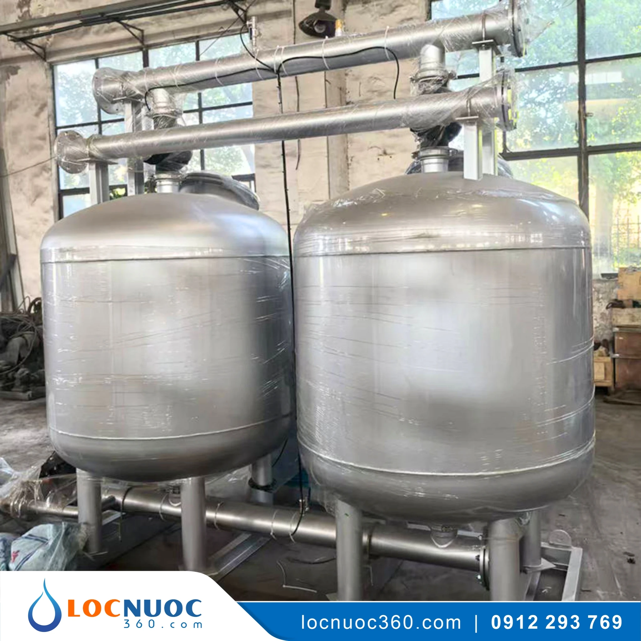 Hệ thống Lọc nước giếng khoan Công nghiệp 30m3 3 Hệ thống Lọc nước giếng khoan Công nghiệp 30m3