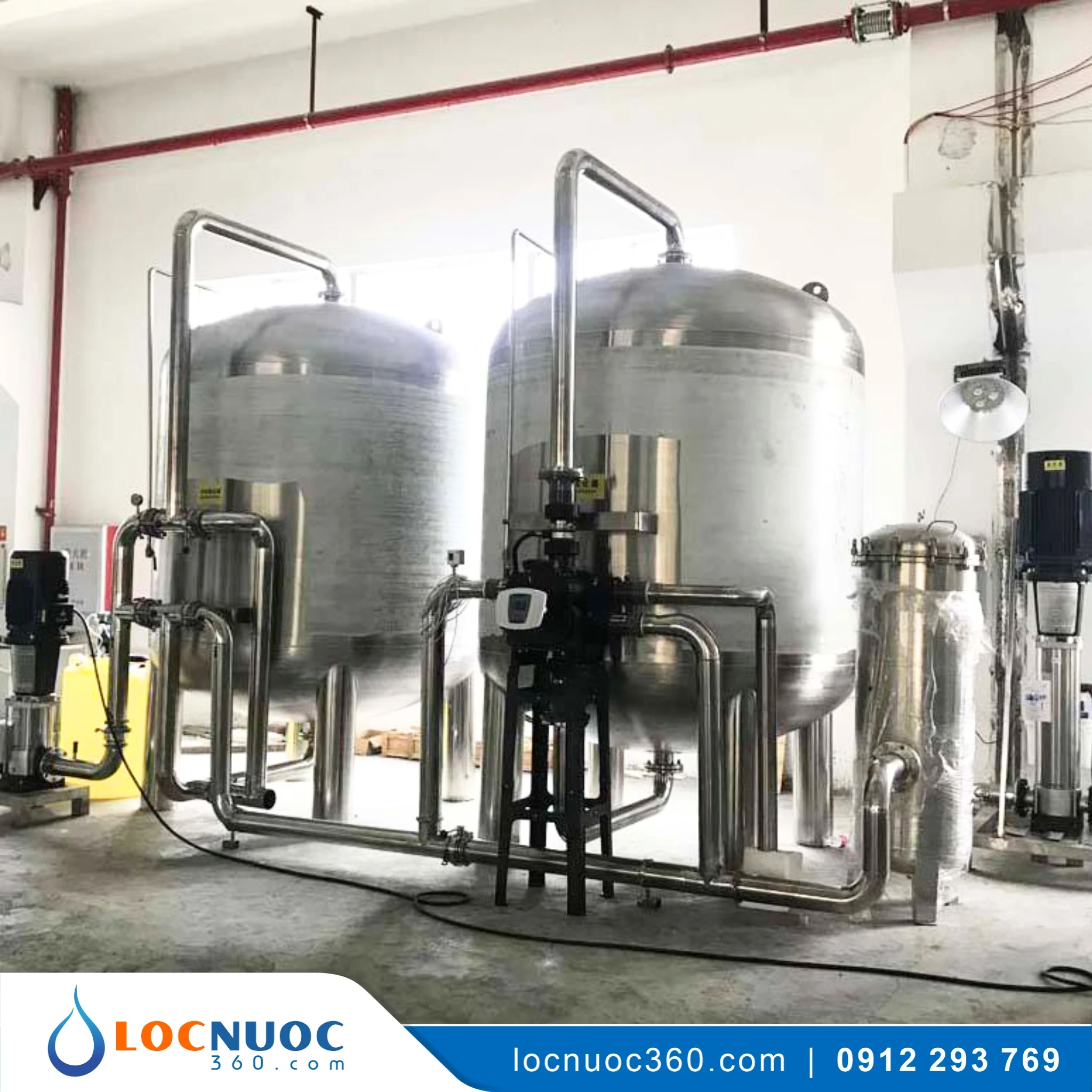 Hệ thống Lọc nước giếng khoan Công nghiệp 30m3 2 Hệ thống Lọc nước giếng khoan Công nghiệp 30m3