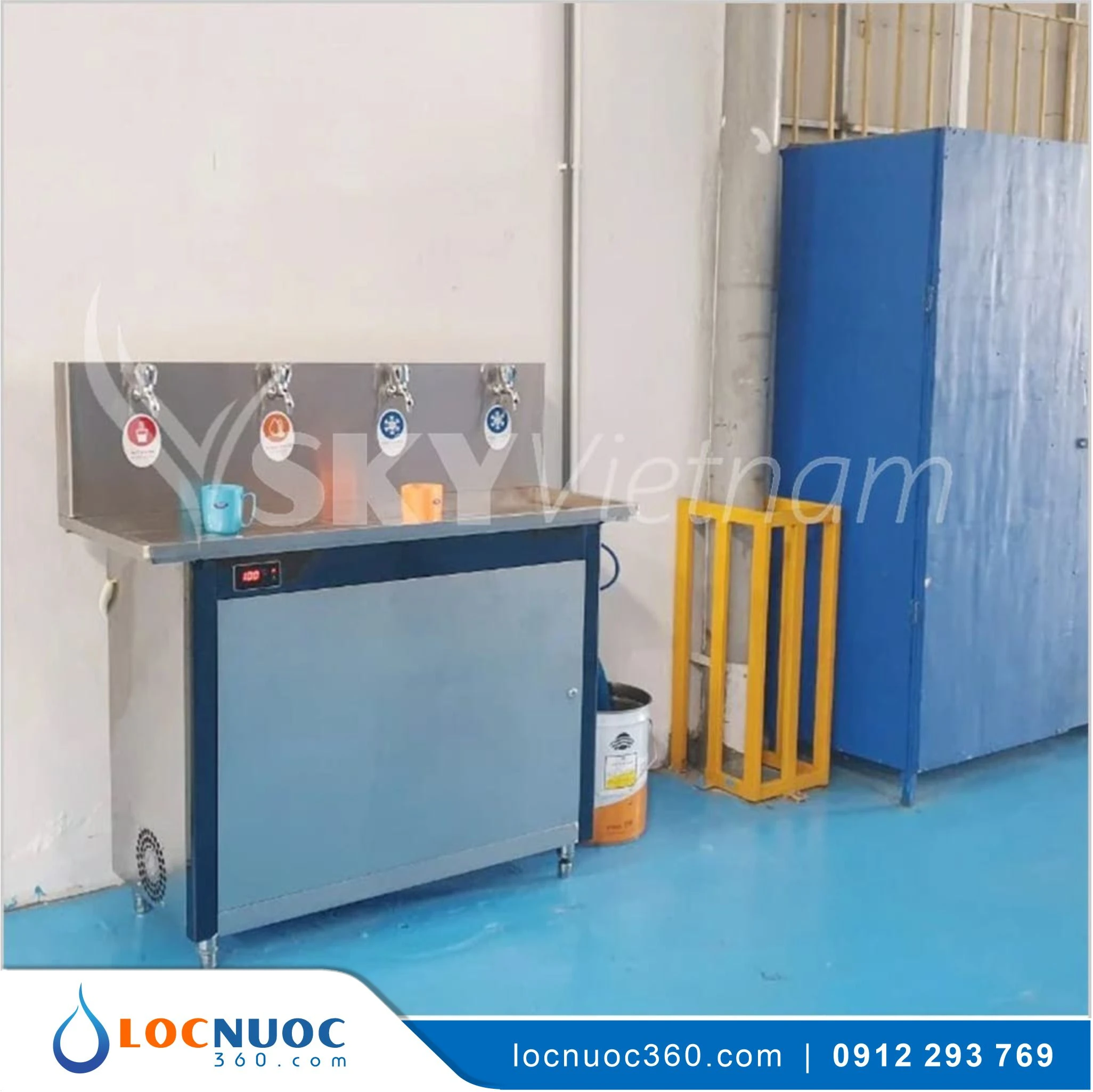 Máy làm Nóng - Ấm nước 04 vòi cho Bệnh viện KN-4G 4 Máy làm Nóng – Ấm nước 04 vòi cho Bệnh viện KN-4G