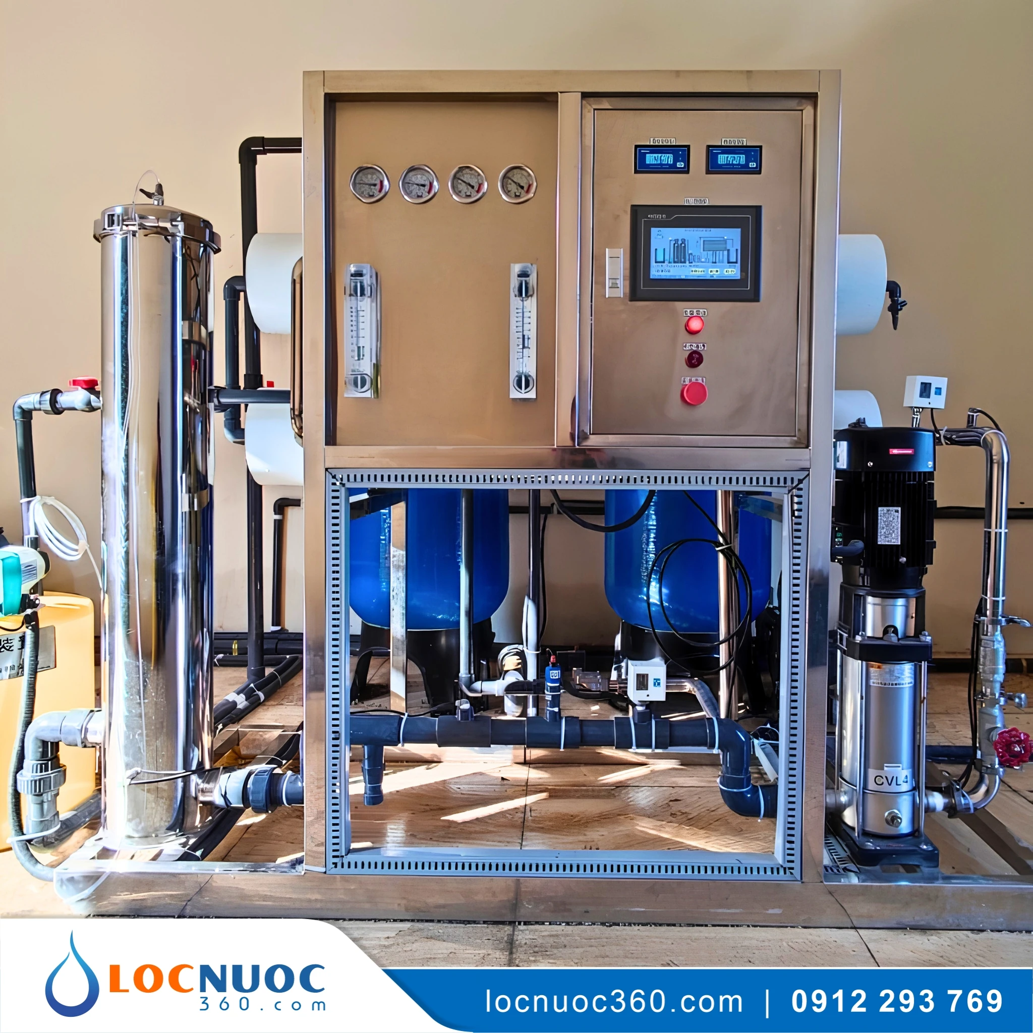 Máy lọc nước RO 2000lit cho Bệnh viện KN2000 đạt chuẩn tinh khiết 3 Máy lọc nước RO 2000lit cho Bệnh viện KN2000