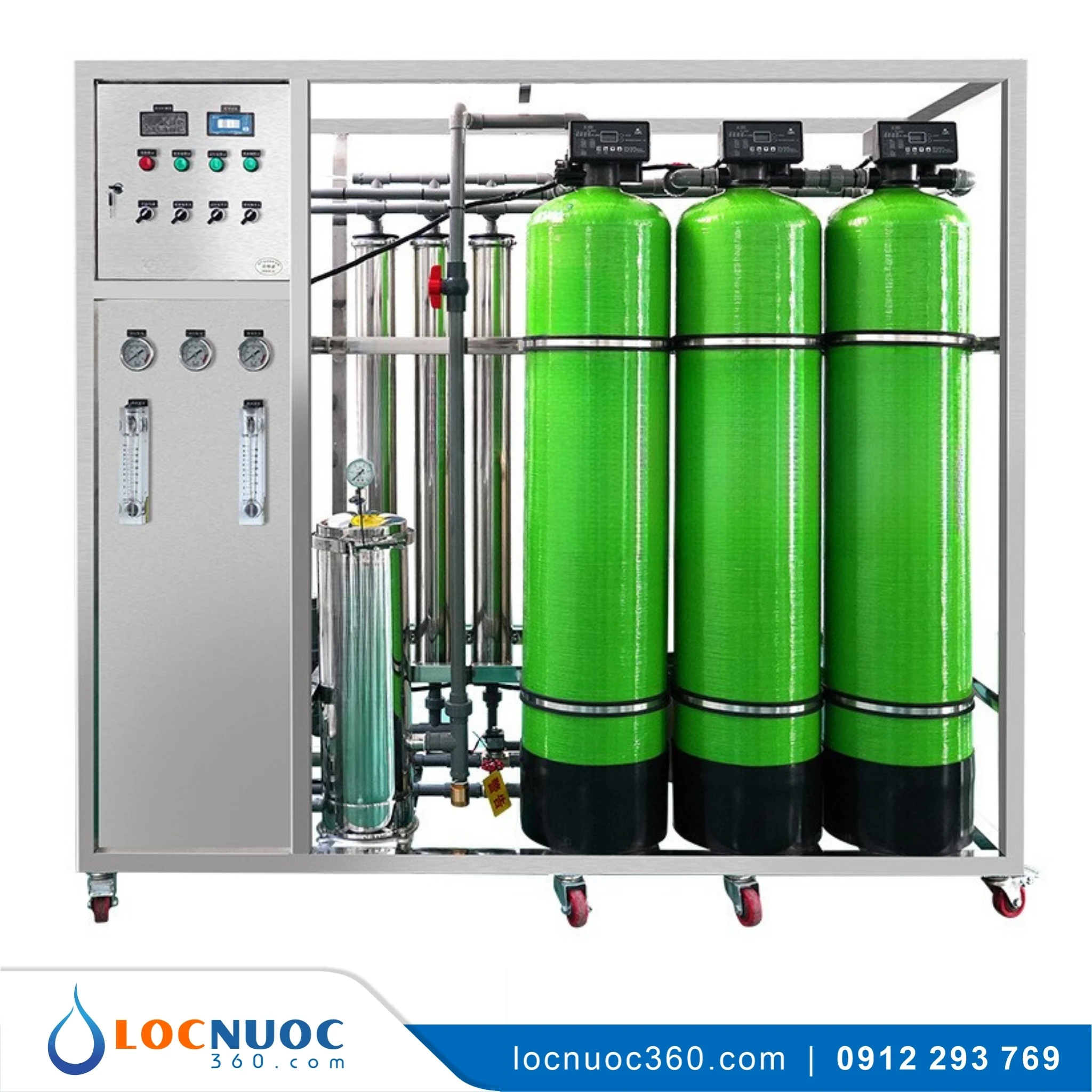 Máy lọc nước RO 700lit cho Bệnh viện KN700 Lọc nước tinh khiết 4 Máy lọc nước RO 700lit cho Bệnh viện KN700