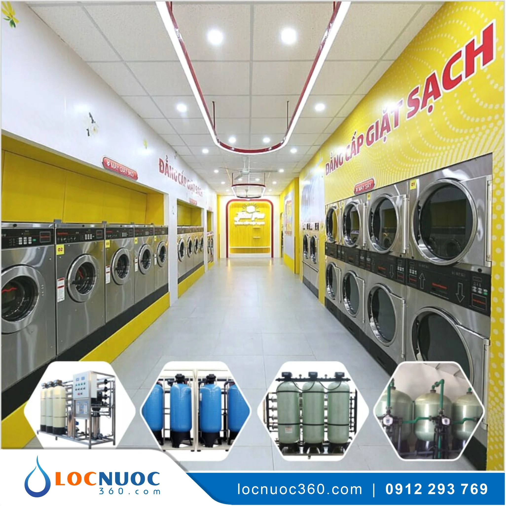 Thiết bị lọc nước Giặt là công nghiệp giá rẻ nhất 2026