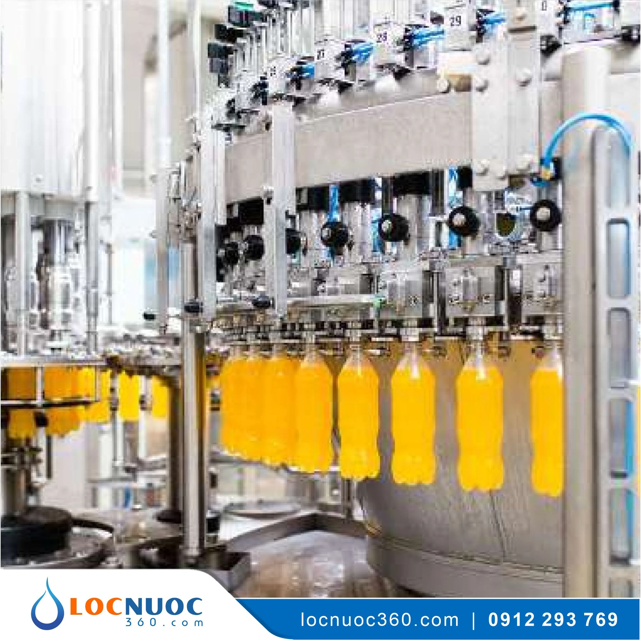 Hệ thống lọc thô 20m3 sản xuất nước Giải khát