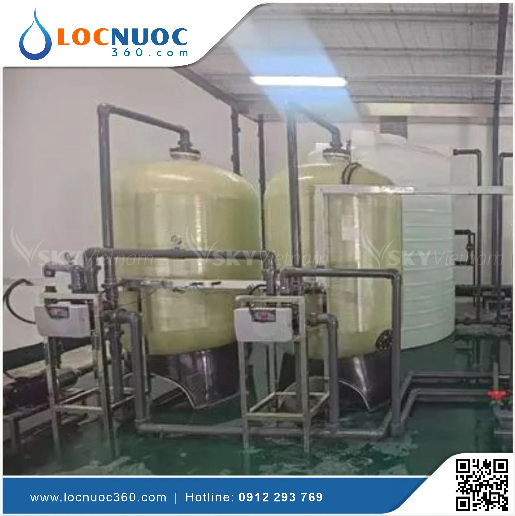 Hệ thống lọc thô 20m3 sản xuất nước Giải khát 4 Hệ thống lọc thô 20m3 sản xuất nước Giải khát