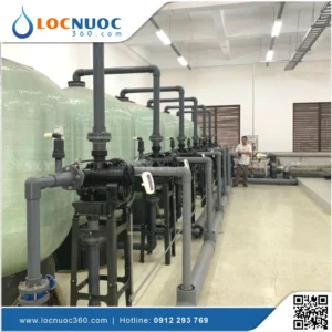 Hệ thống lọc thô 20m3 sản xuất nước Giải khát