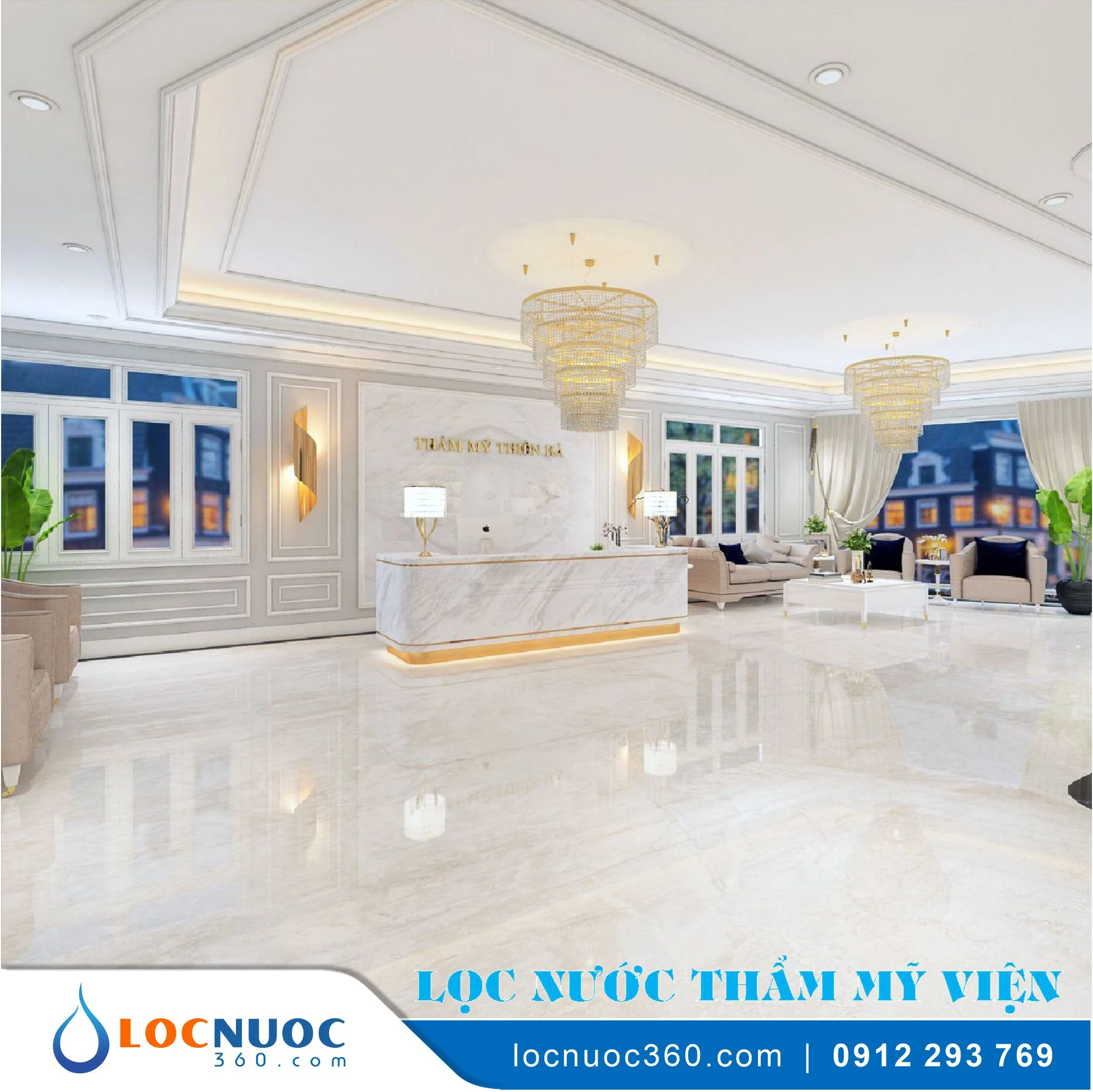 Hệ thống lọc nước Thẩm mỹ viện đạt chuẩn của Bộ Y tế