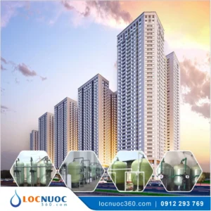 Hệ thống lọc tổng 80 m3 cho Tòa nhà chung cư VSK80-LT