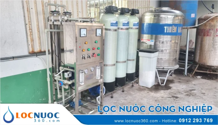 Lắp đặt Máy lọc nước Công nghiệp 250 lit cho bếp ăn tập thể Công ty