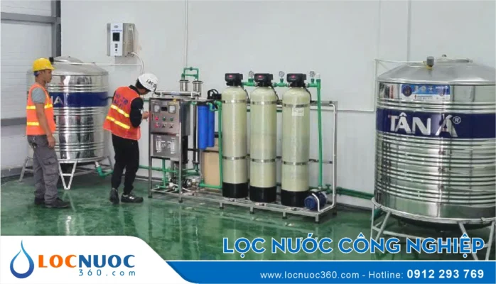 Máy lọc nước Công nghiệp RO cho Nhà máy 300 – 500 công nhân