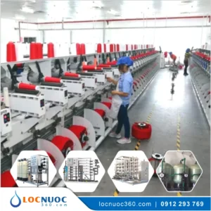 Máy lọc nước RO sản xuất Dệt nhuộm 2500lit