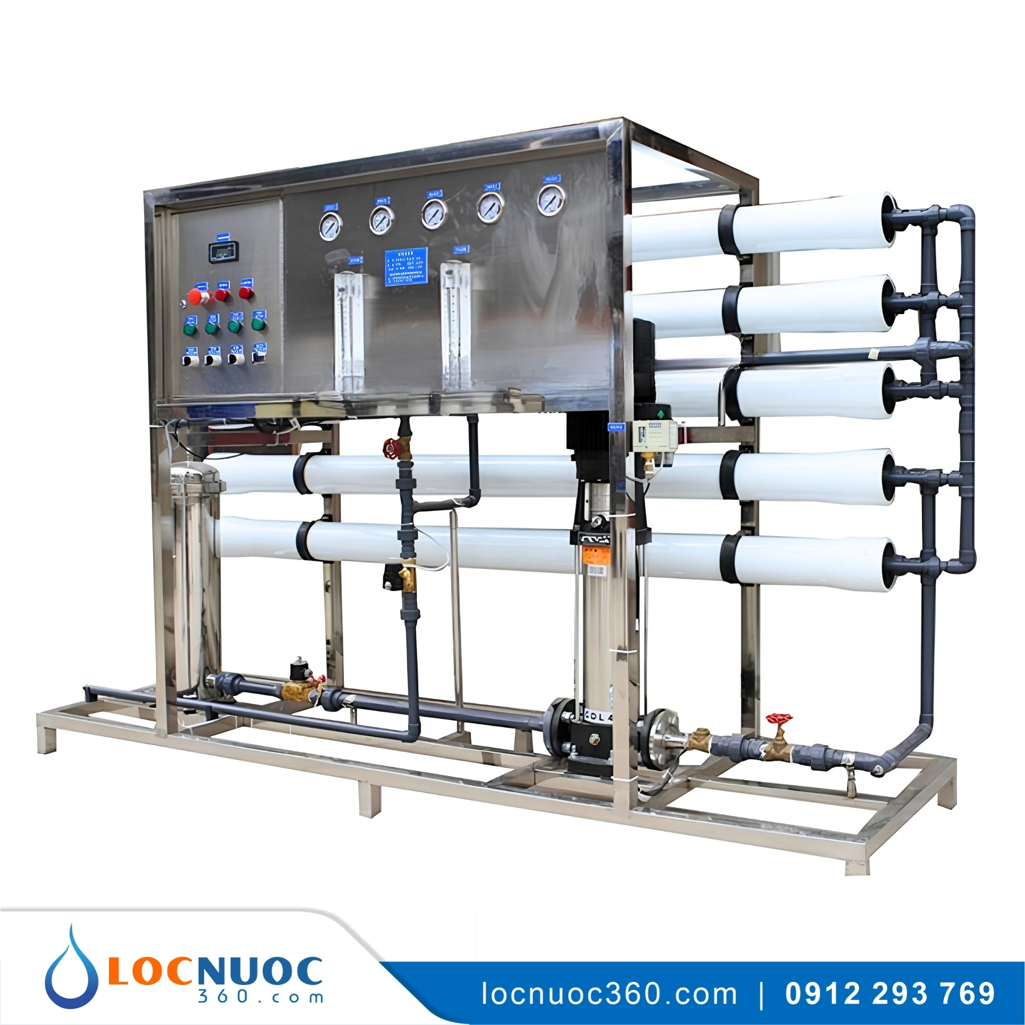 Máy lọc nước RO sản xuất Dệt nhuộm 2500lit 2 Máy lọc nước RO sản xuất Dệt nhuộm 2500lit