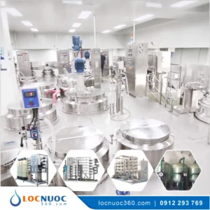 Hệ thống lọc nước tổng 20m3 sản xuất Mỹ phẩm VSK20-LT